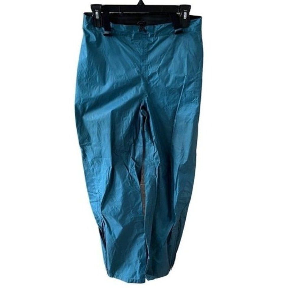Vintage Patagonia Women's Suspenders Turquoise Pants Size Small